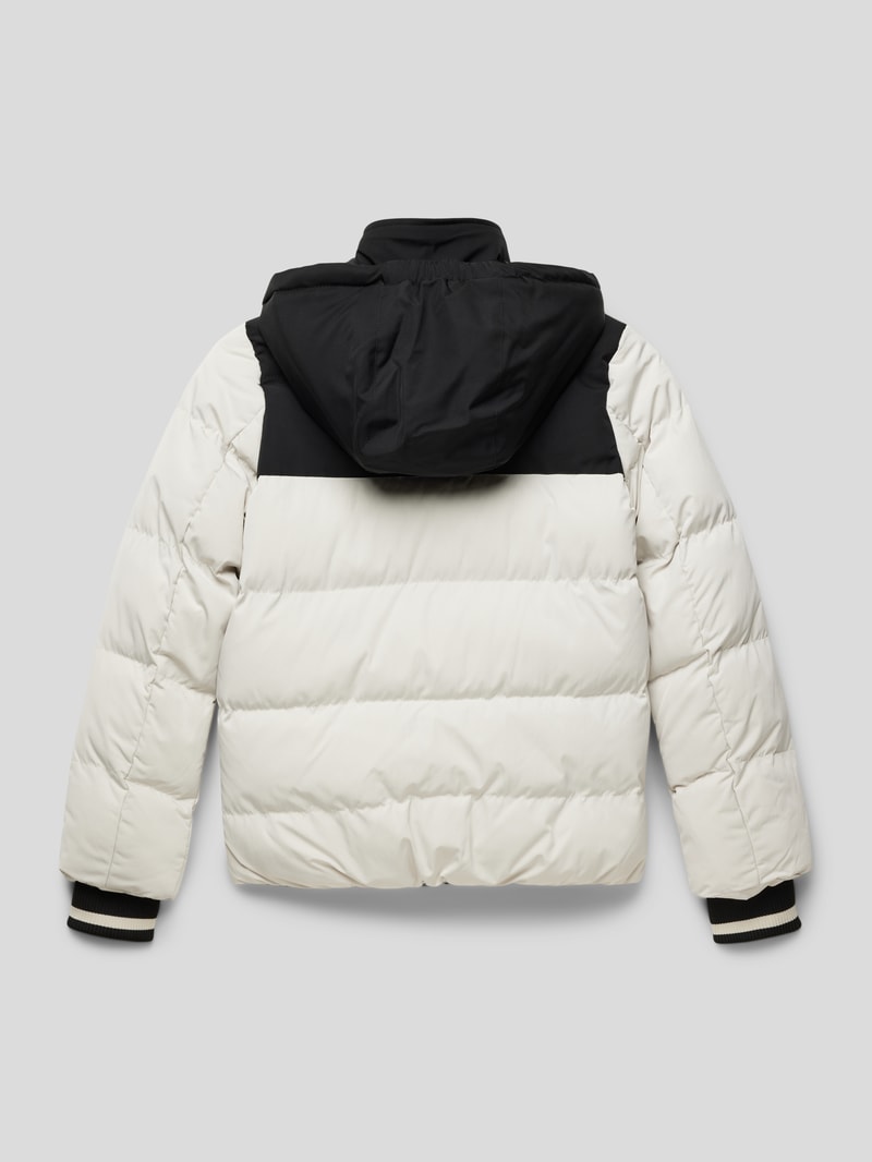 Steppjacke mit Kapuze Modell 'Defne' in offwhite