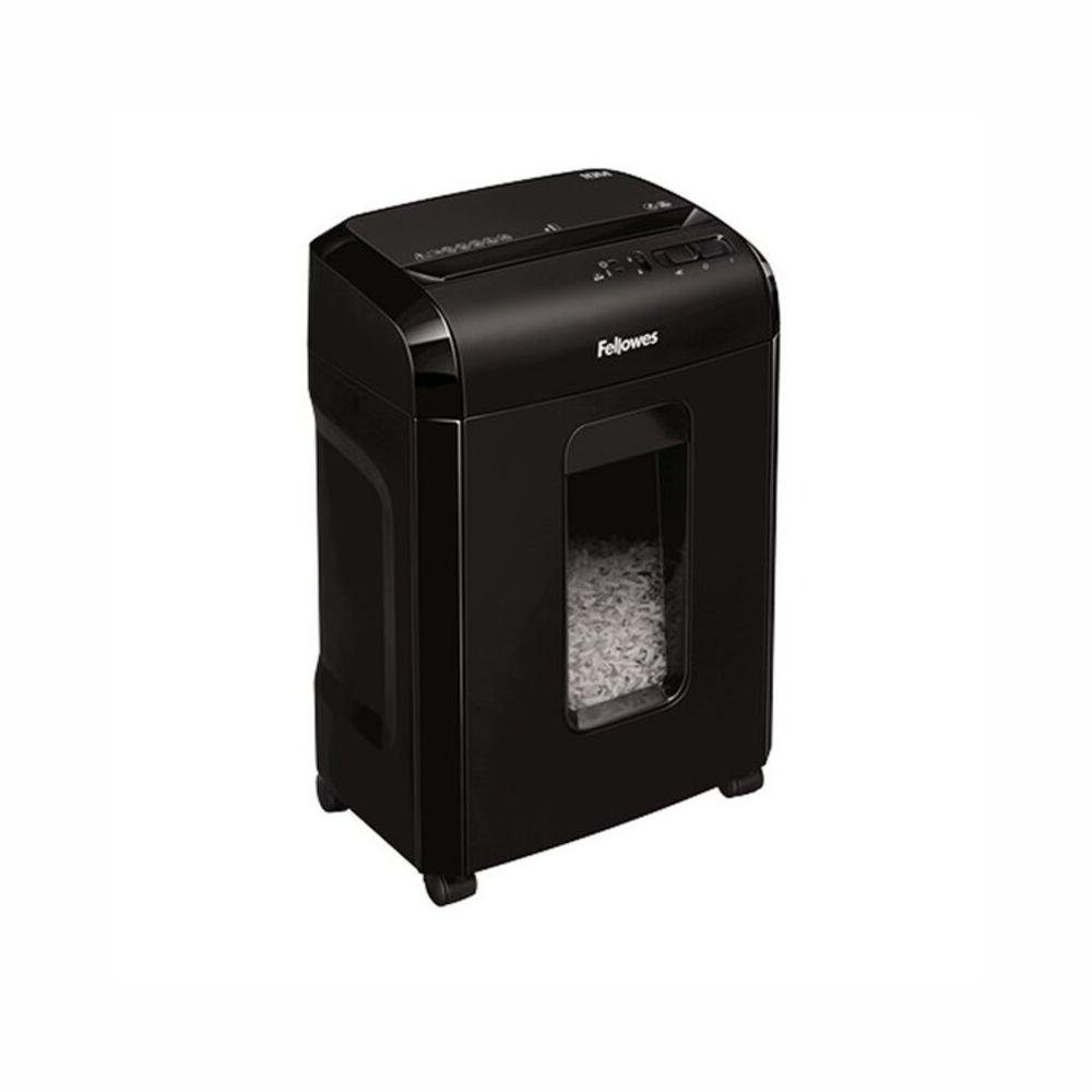 FELLOWES Aktenvernichter Mikroschnitt-Aktenvernichter Fellowes Powershred 10M 2 x 12 mm Schwarz