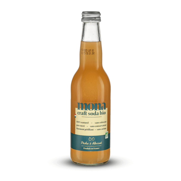 Mona Limonade Pêche/Abricot 33 cl