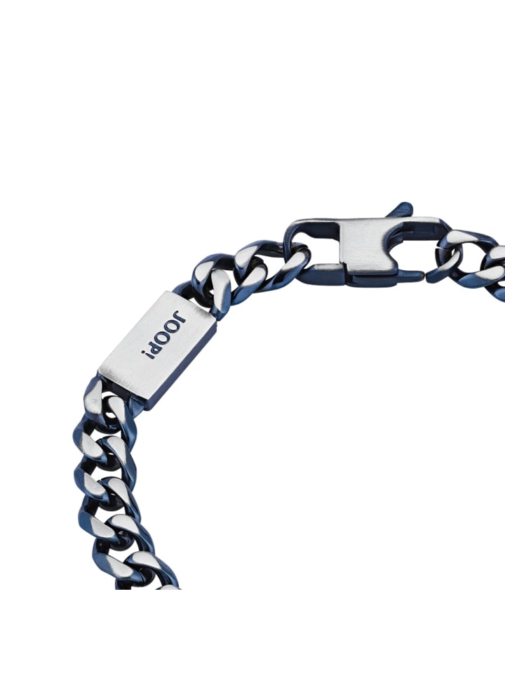 JOOP! Armband Edelstahl, IP Blau in Bicolor günstig kaufen 21 cm
