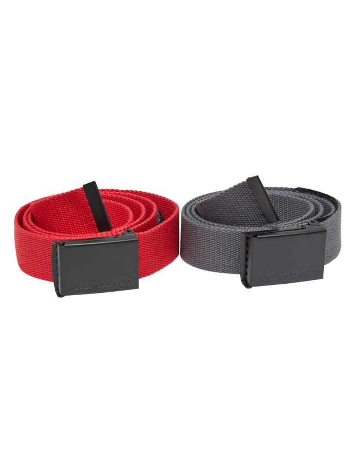 Urban Classics Urban Classics Gürtel in cityred/black magnet/black günstig kaufen onesize