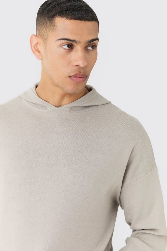 Strick-Hoodie