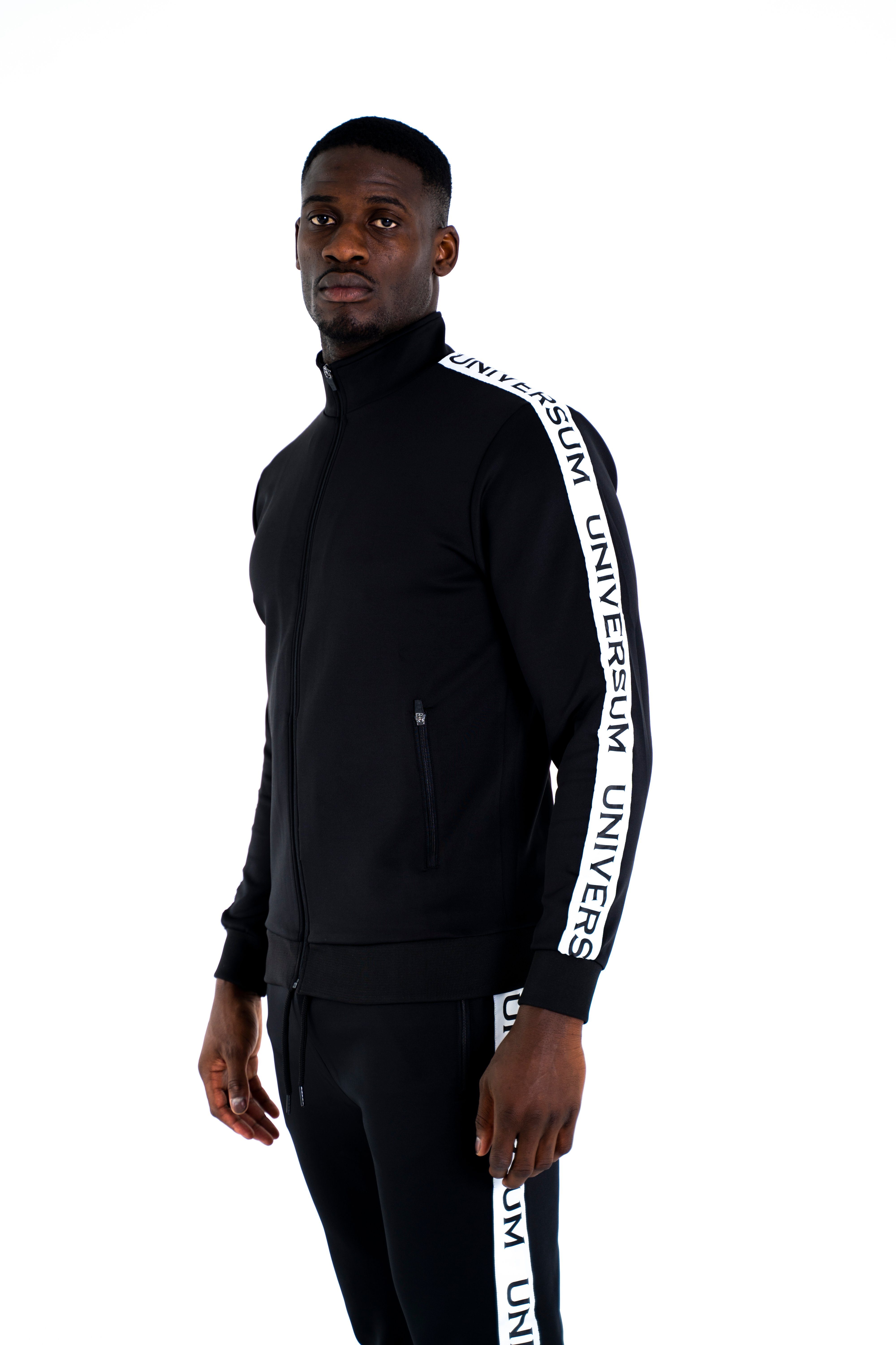 Universum Sportwear Jogginganzug Logo Side Stripe Sportanzug (Set), Trainingsanzug mit Stehkragen für Sport, Fitness und Freizeit