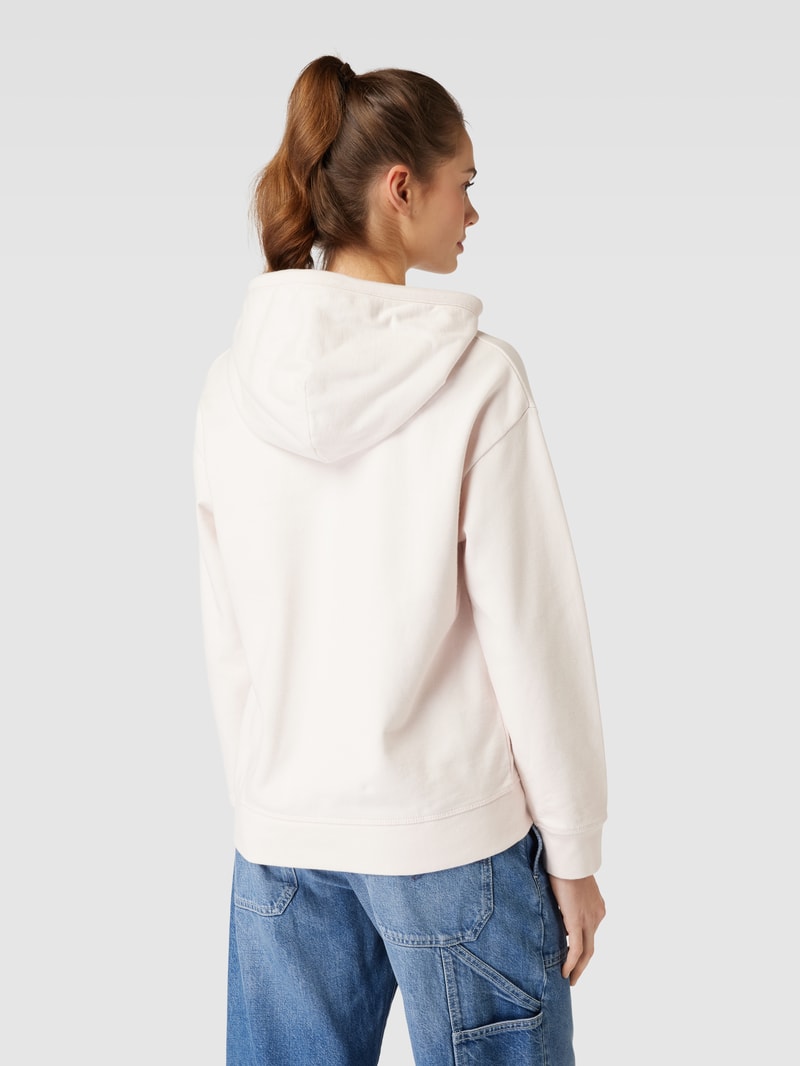 Hoodie mit überschnittenen Schultern in altrosa