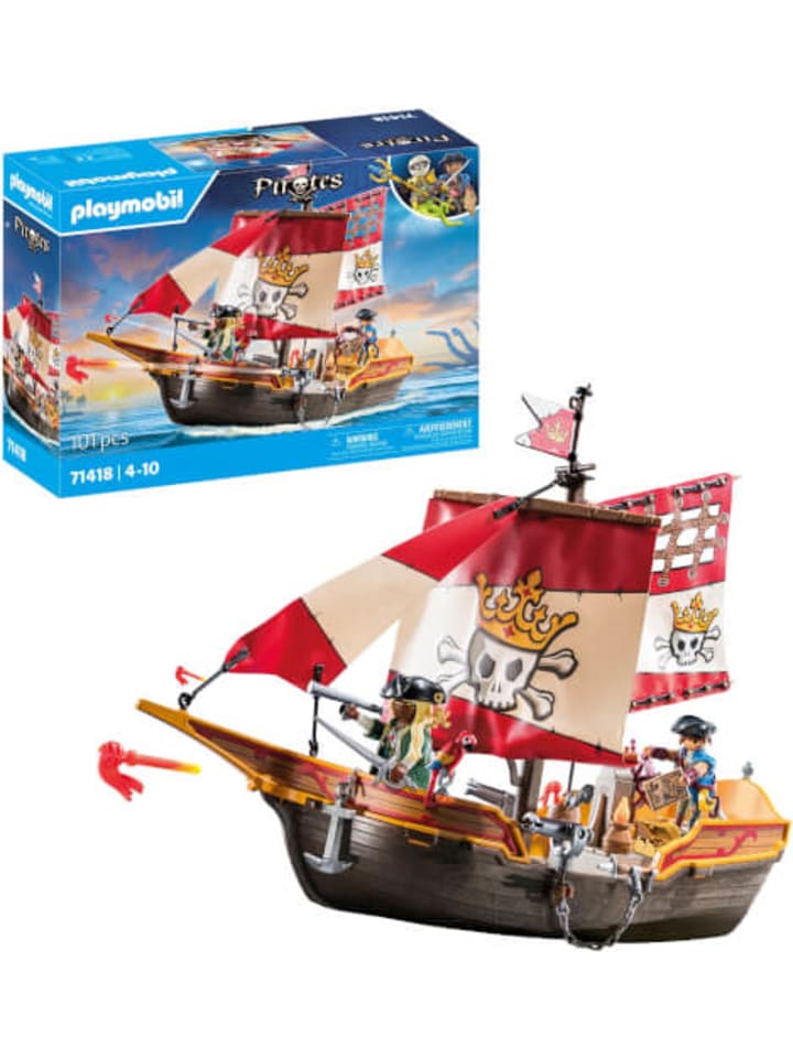 Playmobil Spielfigur Set Piraten Kleines Piratenschiff, 4-10 Jahre günstig kaufen onesize