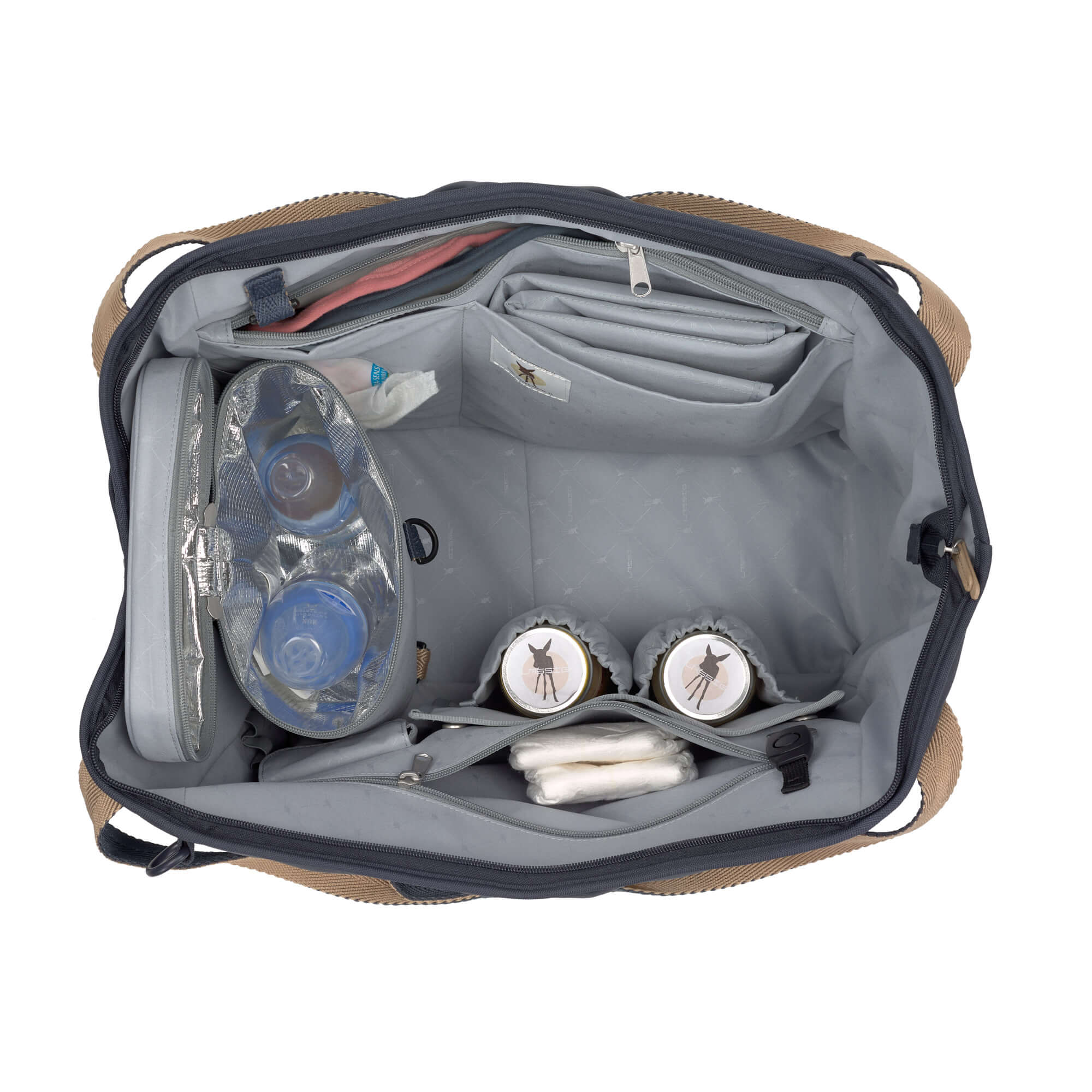 Zwillingswickeltasche - Green Label Twin, Navy