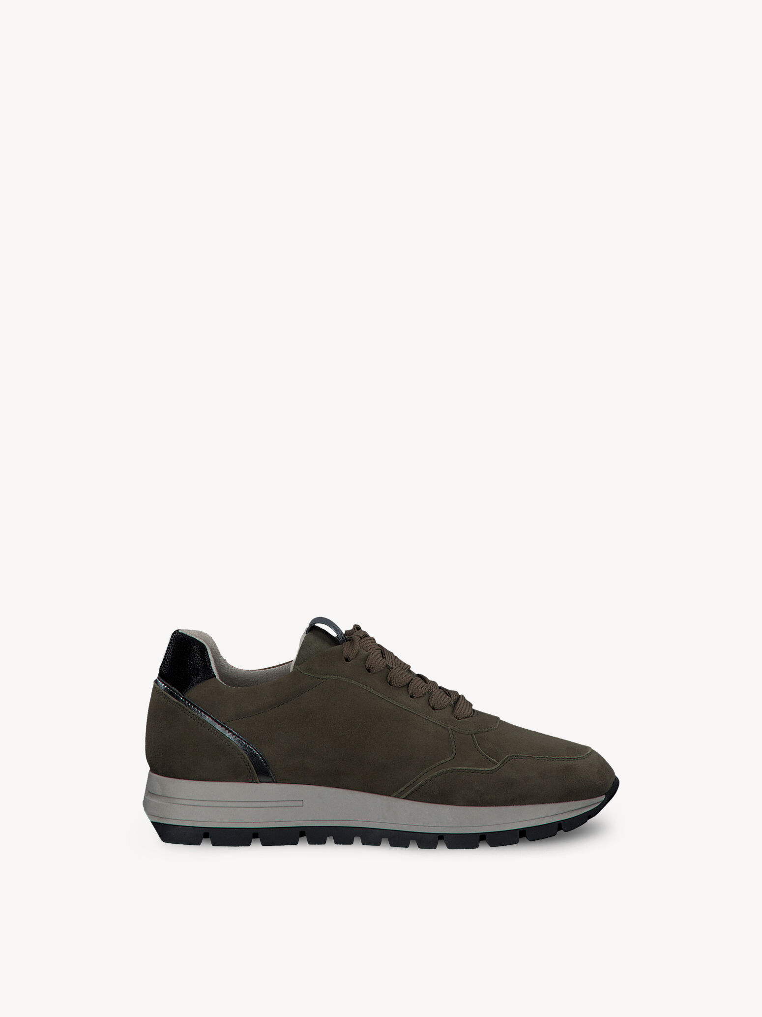 Basket en cuir - vert