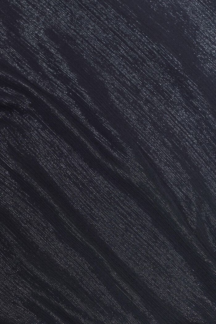 Metallic-Chiffonbluse