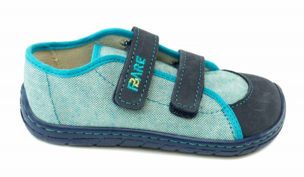 Fare Bare |vA ~ LowCut Leder+Canvas ~ blau/türkis