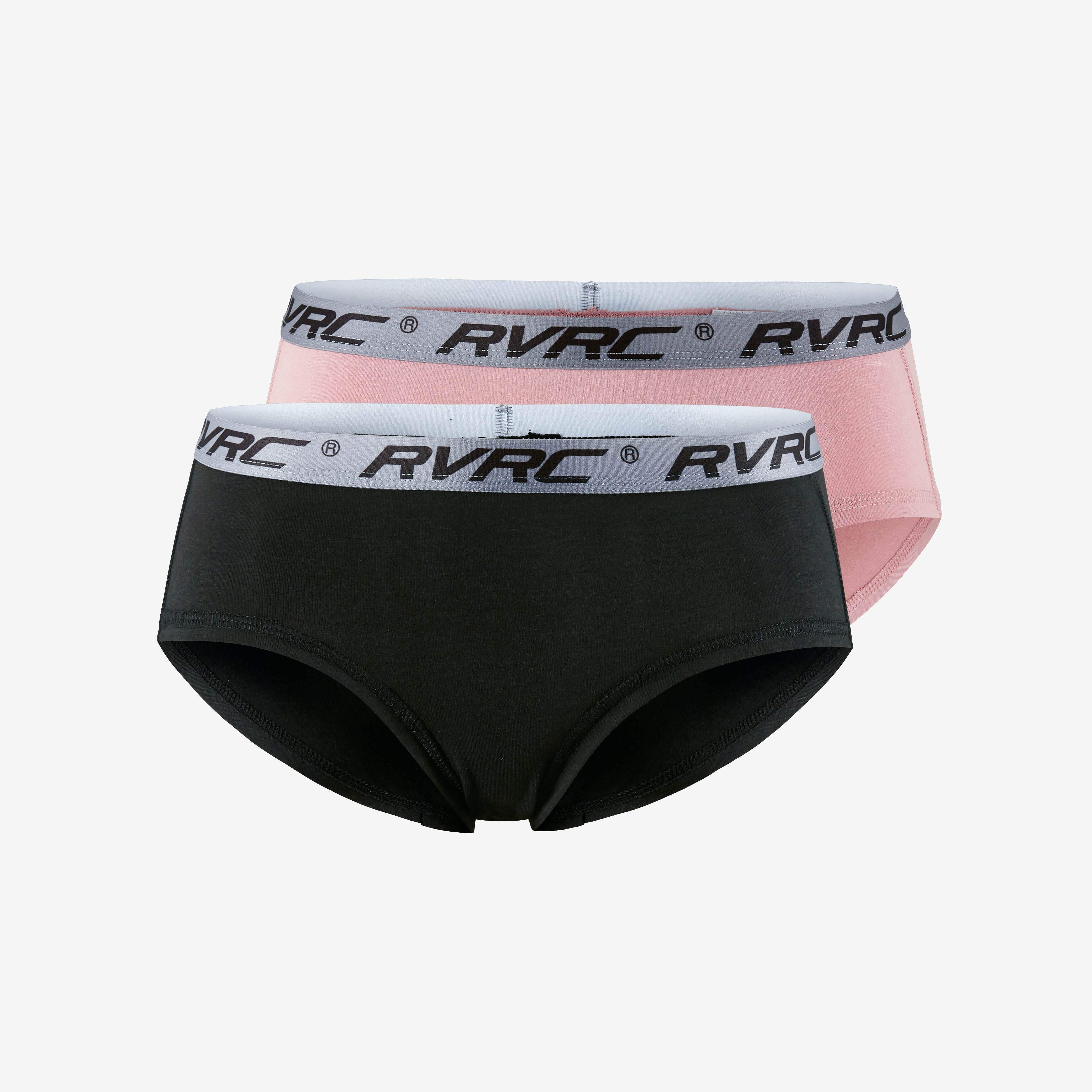 2-pack Bamboo Hipsters Femme Black/Dusty pink