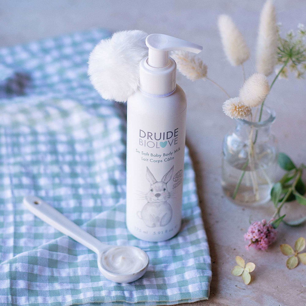 druide Lait Corps Câlin Lait hydratant et nourrissant pour bébés, enfants 100% naturel | Druide BioLove