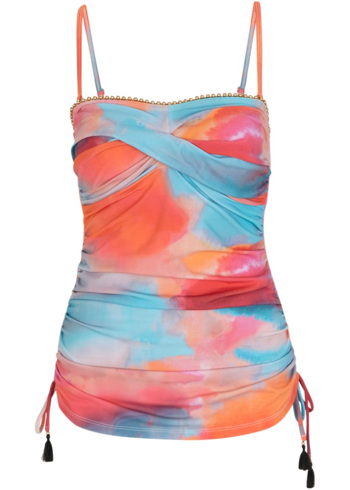 Exklusives Tankini Oberteil aus recyceltem Polyamid