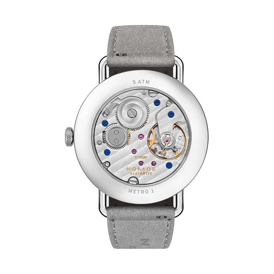 Nomos Glashütte Damenuhr Metro 33 all silver