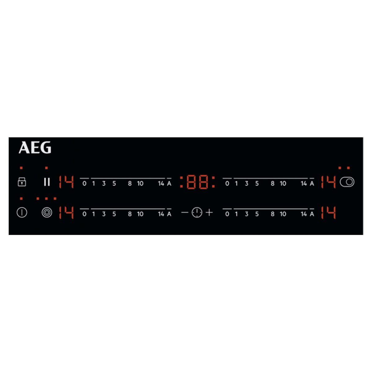 AEG Elektro-Kochfeld HK654070IB, flächenbündig, Slider-Touch Direct Control, Öko-Timer