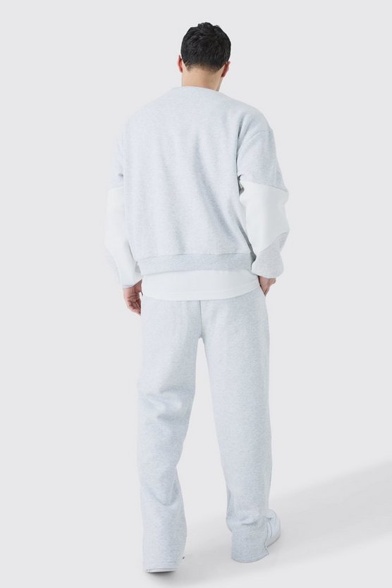 Kastiges Oversize Sweatshirt mit Moto-Applikation
