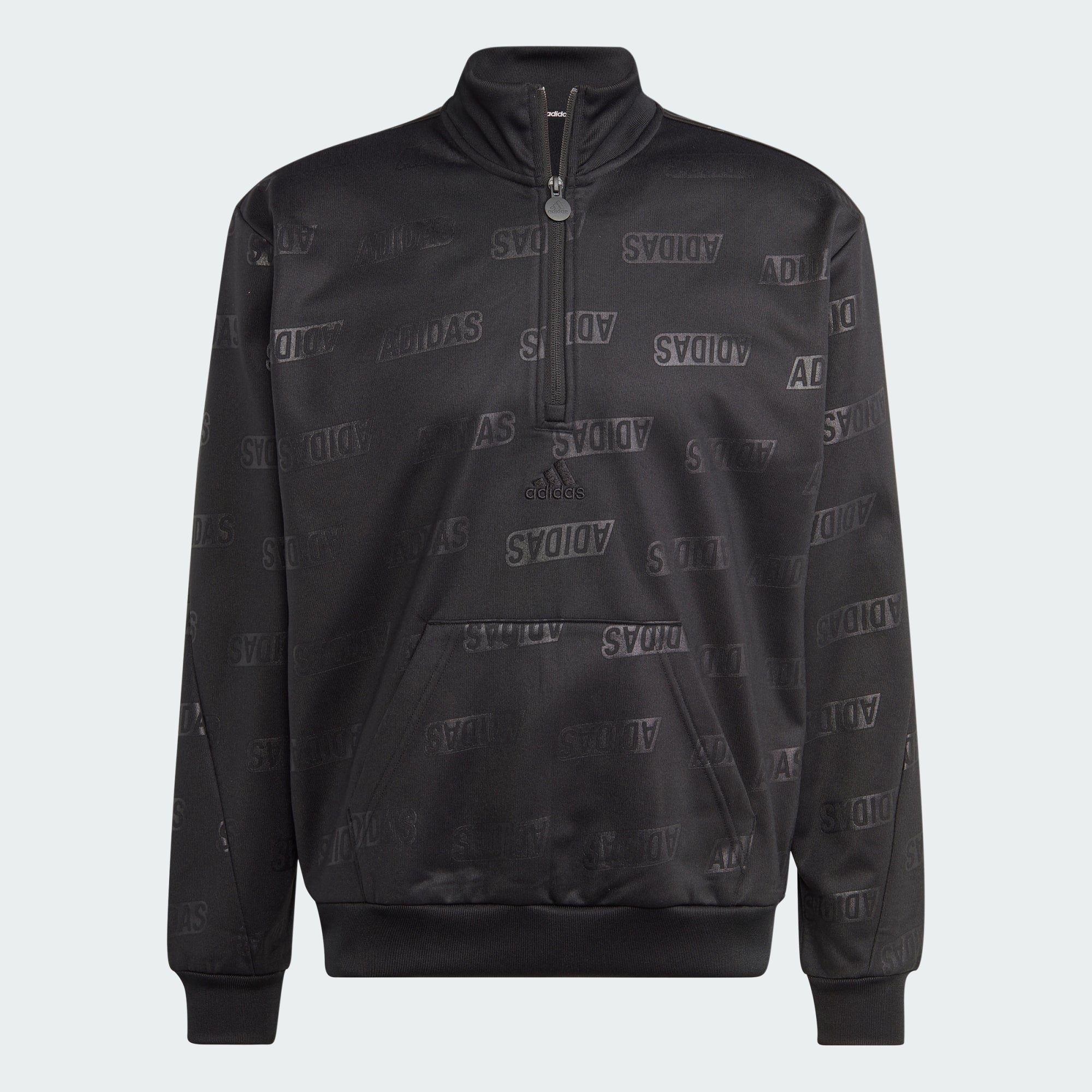 adidas Sportswear Trainingsanzug EMBOSSED QUARTER-ZIP SWEATSHIRT