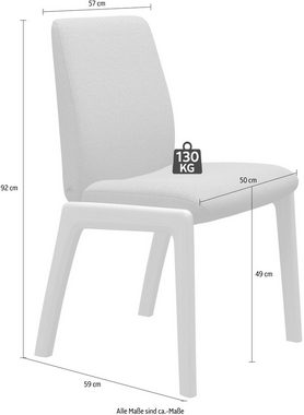 Stressless® Polsterstuhl Laurel, Low Back, Größe L, mit abgerundeten Beinen in Walnuss
