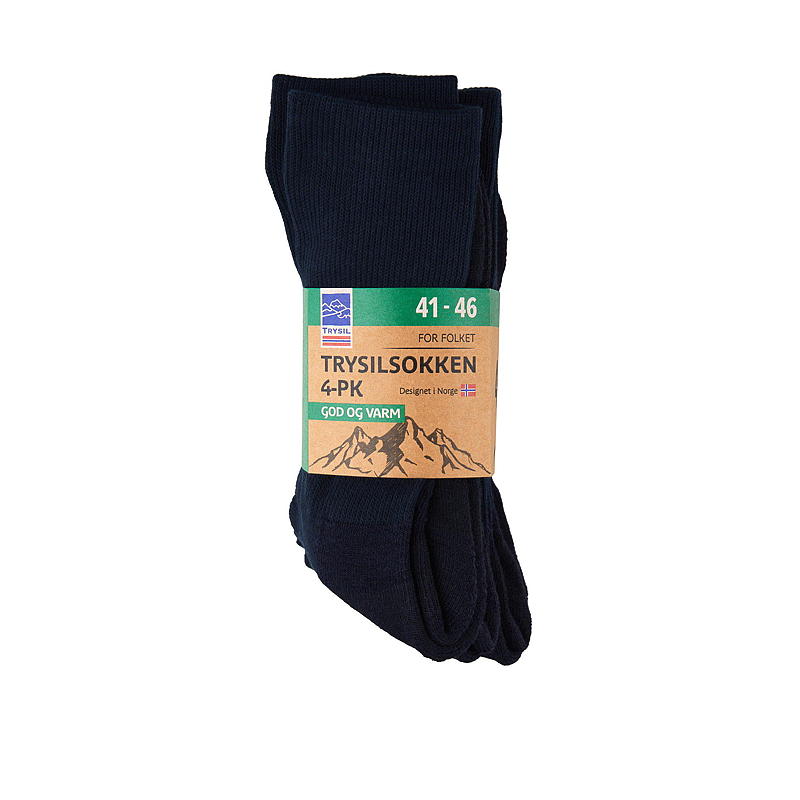 Trysil Trysilsokk 4-pk str 41/46 God og Varm