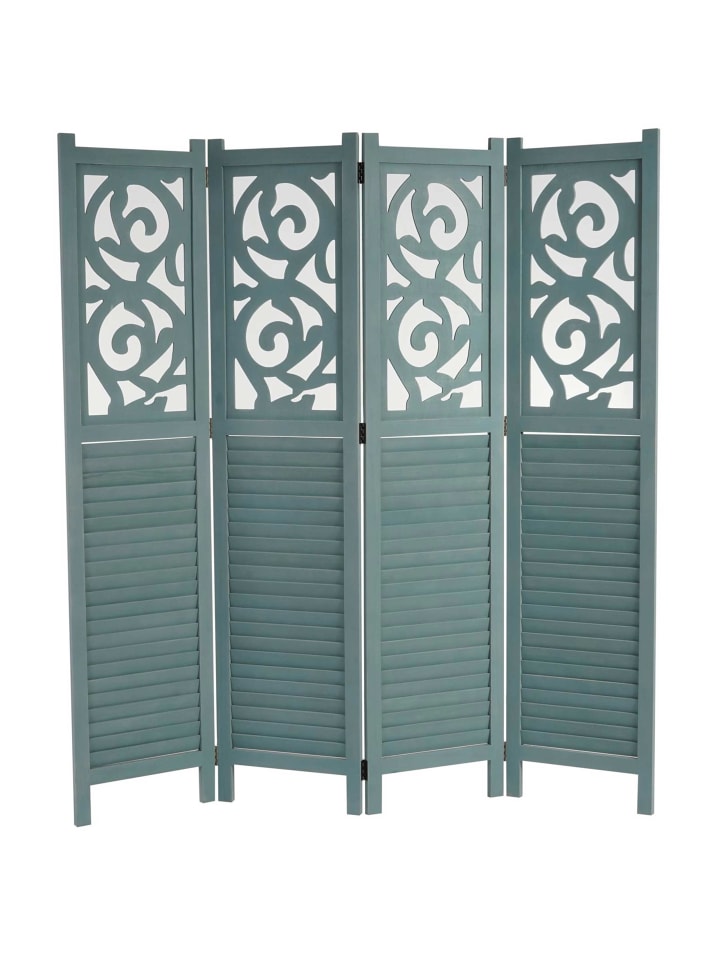 MCW Paravant Izmir mit Ornamente, 170x161x2cm, grün günstig kaufen onesize