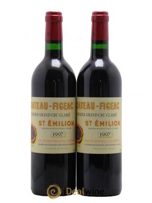 Château Figeac 1er Grand Cru Classé A  1997 - Lot de 2 Bouteilles