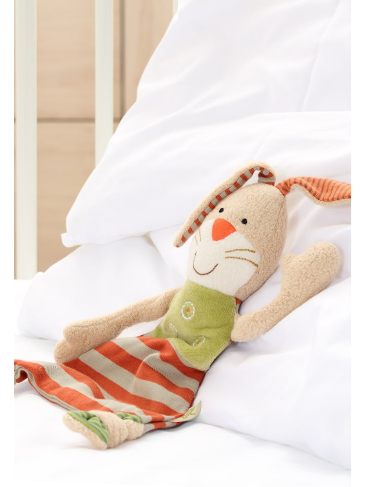 Sigikid Schnuffeltuch Natural Stripes Green in sand günstig kaufen onesize