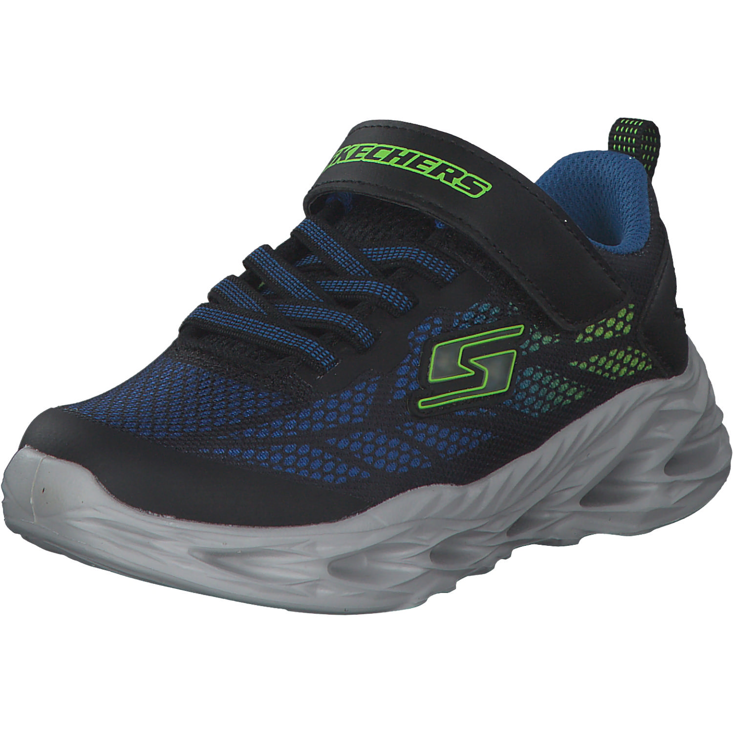 Skechers 400030L, Sneakers Low, Kinder, Black/Blue