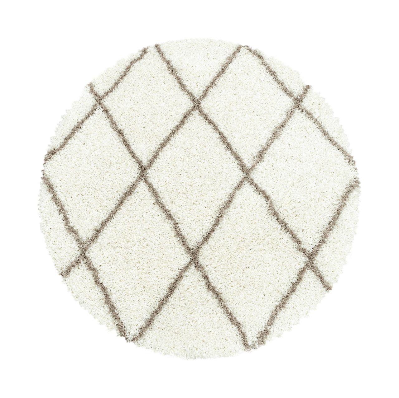 Ayyildiz Teppich, ALVOR 3401, CREAM, 160 x 160 cm