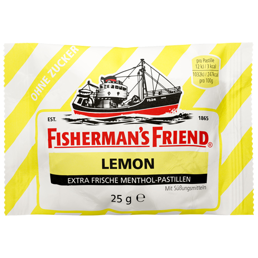 FISHERMANS FRIEND Lemon ohne Zucker Pastillen  25 g  Pastillen