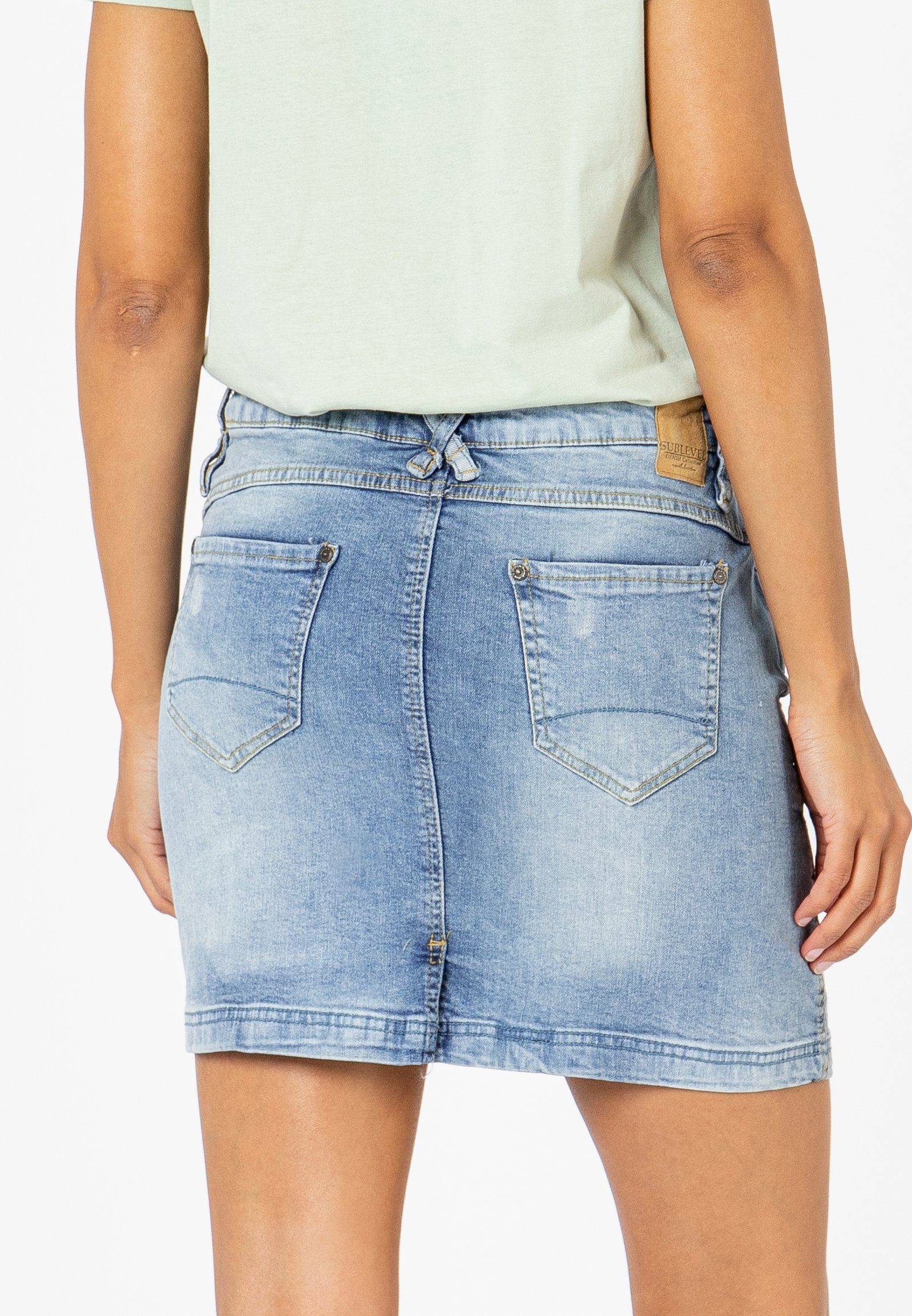 SUBLEVEL Jeansrock Jeans Minirock
