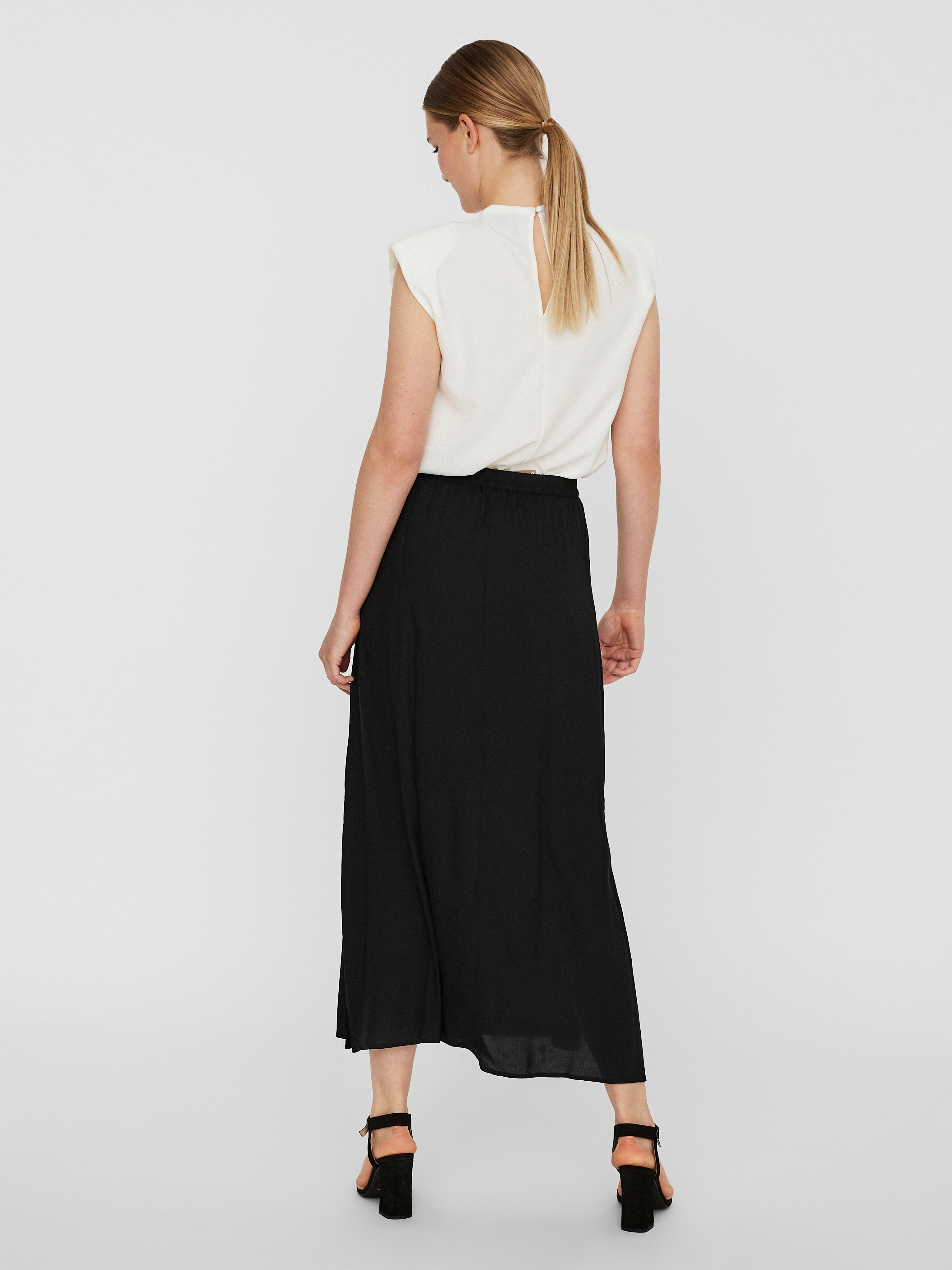 VMEASY Hohe Taille Langer Rock