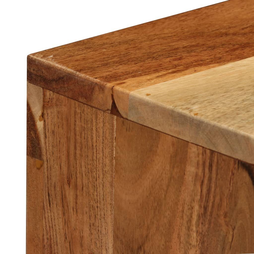 vidaXL Sideboard Sideboard Massivholz Akazie 60x35x76 cm Braun (1 St)