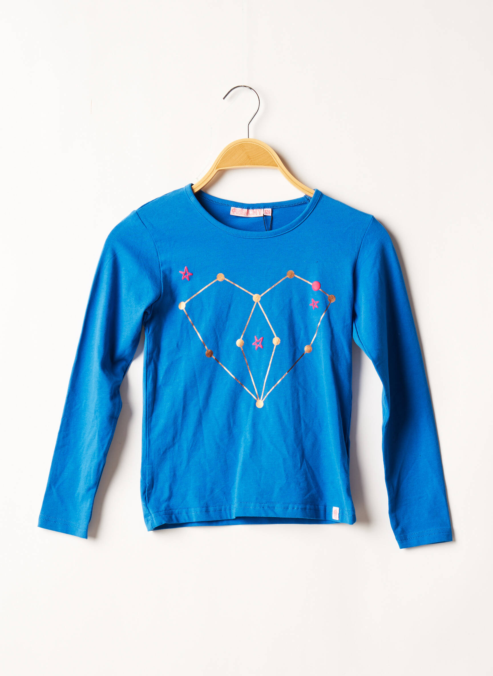 Frenchy Kids Tshirts Fille couleur bleu