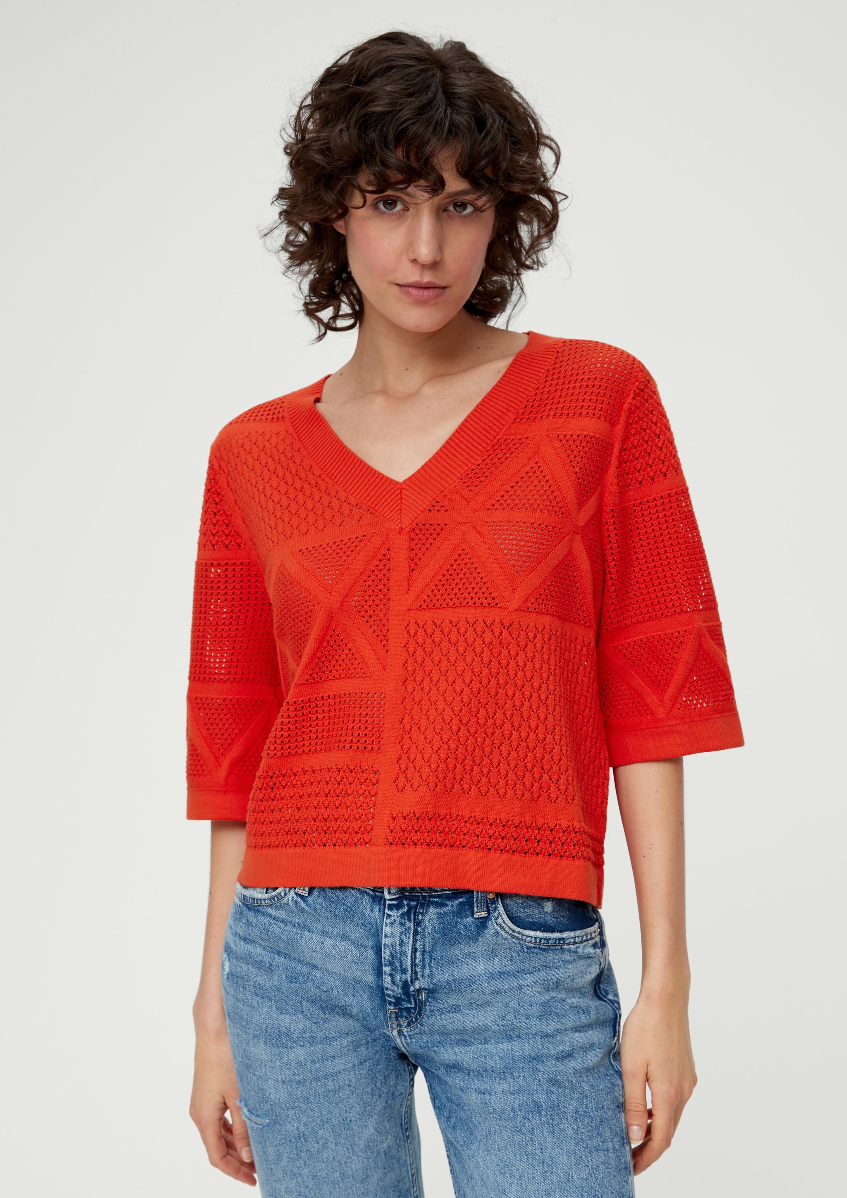 Strickshirt aus Baumwolle  2130911-2550