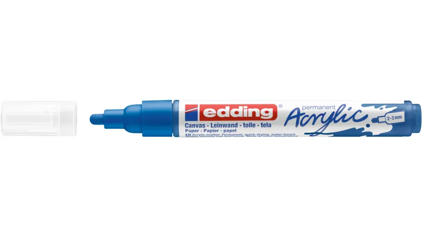 edding Acrylmarker 5100 medium enzianblau enzianblau