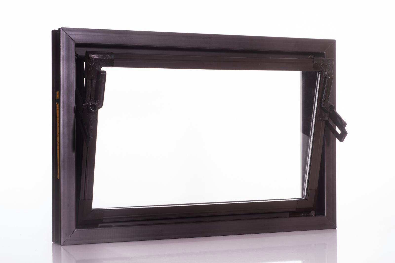 ACO Severin Ahlmann GmbH & Co. KG Kellerfenster ACO 60cm Nebenraumfenster Kippfenster Isoglasfenster Fenster braun Kellerfenster, wärmeisolierende Kunststoff-Hohlkammerprofile