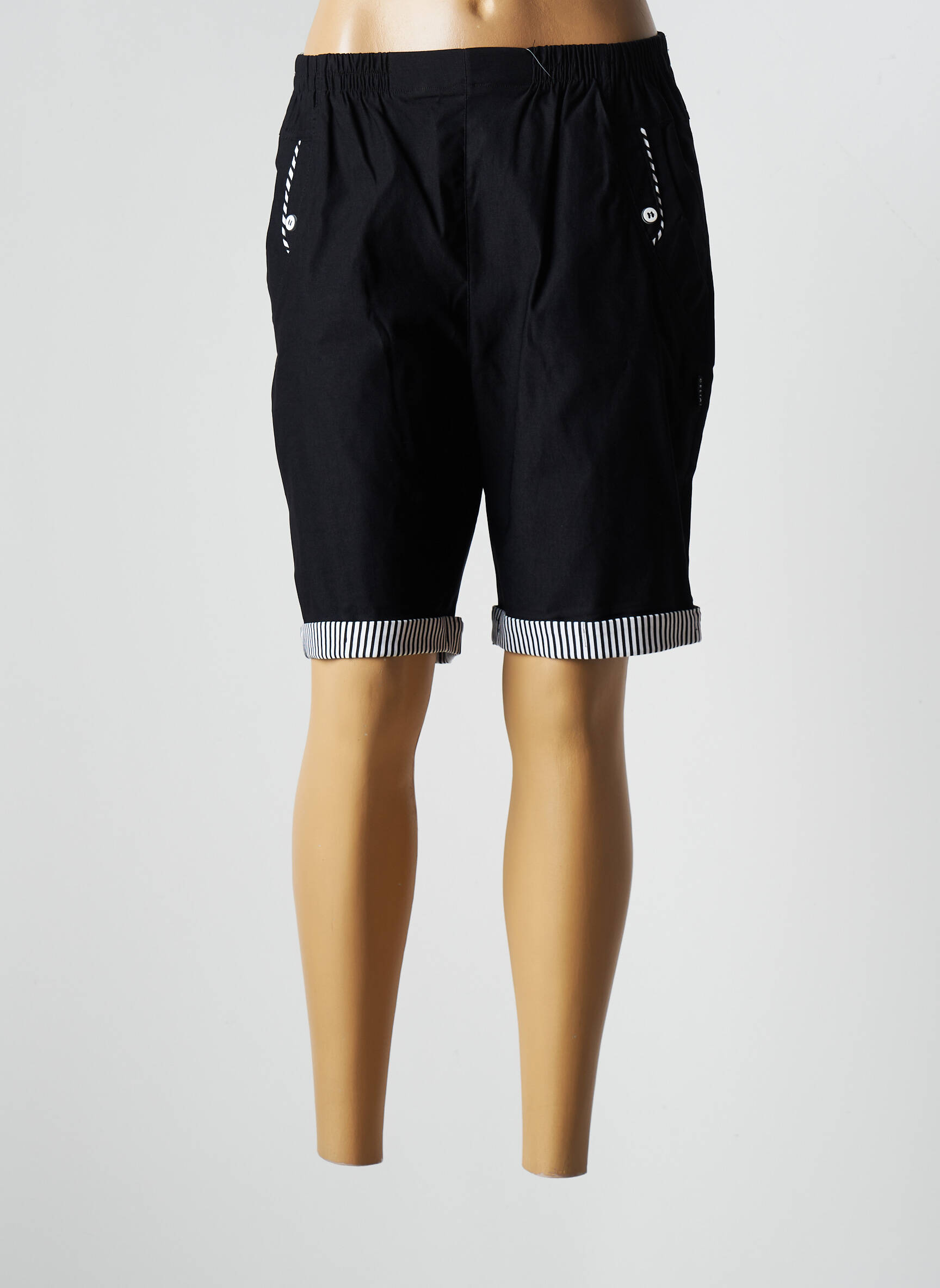 Celia Bermudas Femme couleur noir