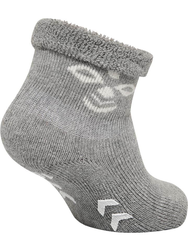 Hummel Hummel Long Socken Snubbie S Kinder in BLACK/GREY MELANGE/WHITE günstig kaufen 15-17