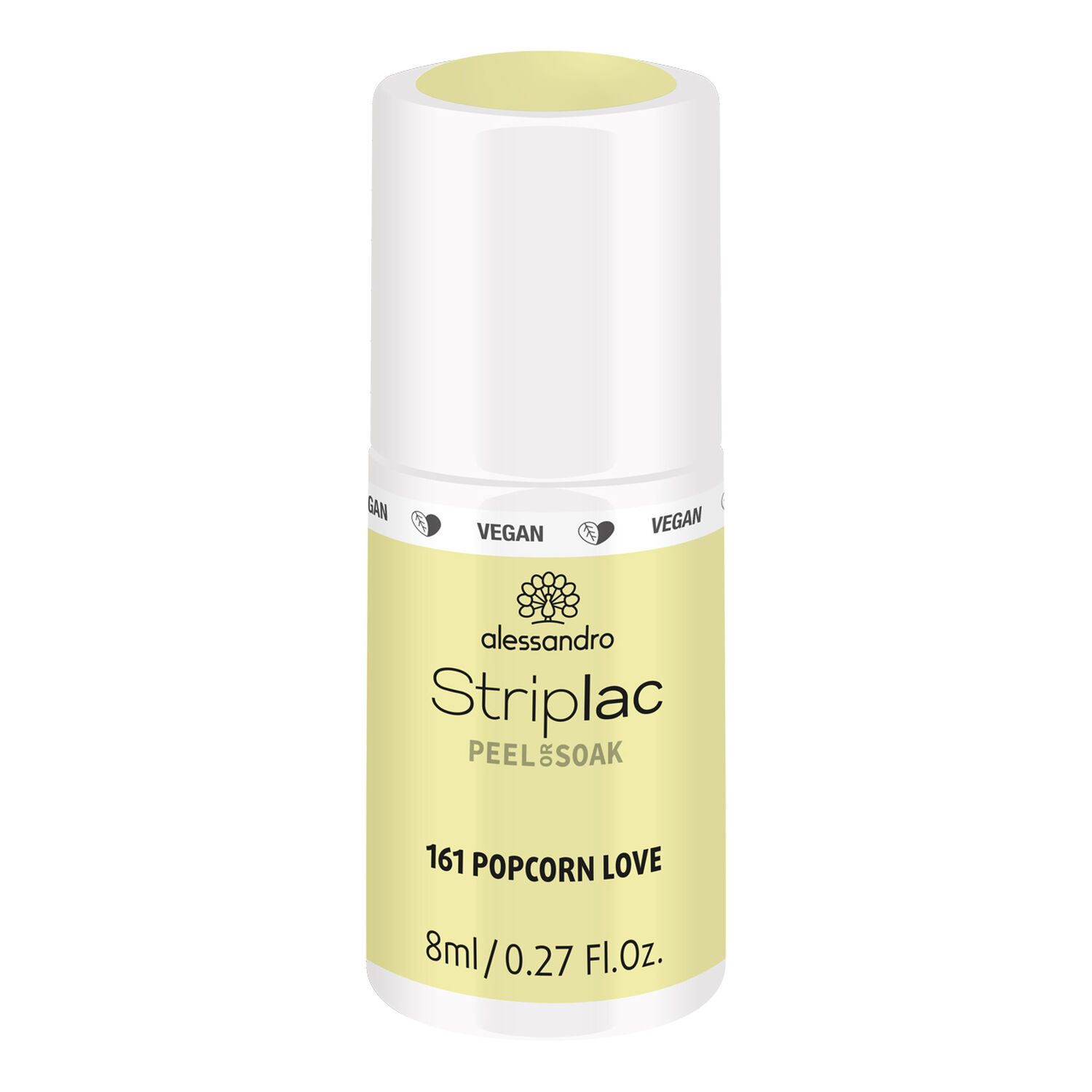 Alessandro Striplac Peel or Soak Vernis Semi-permanent - 161 Popcorn Love