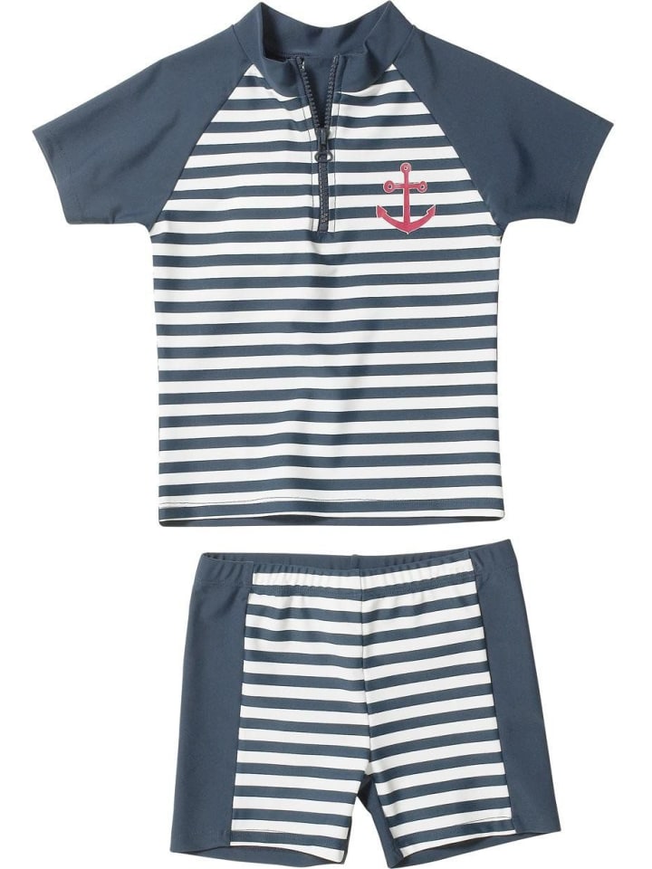 Playshoes Badeanzug in marine/weiß günstig kaufen
