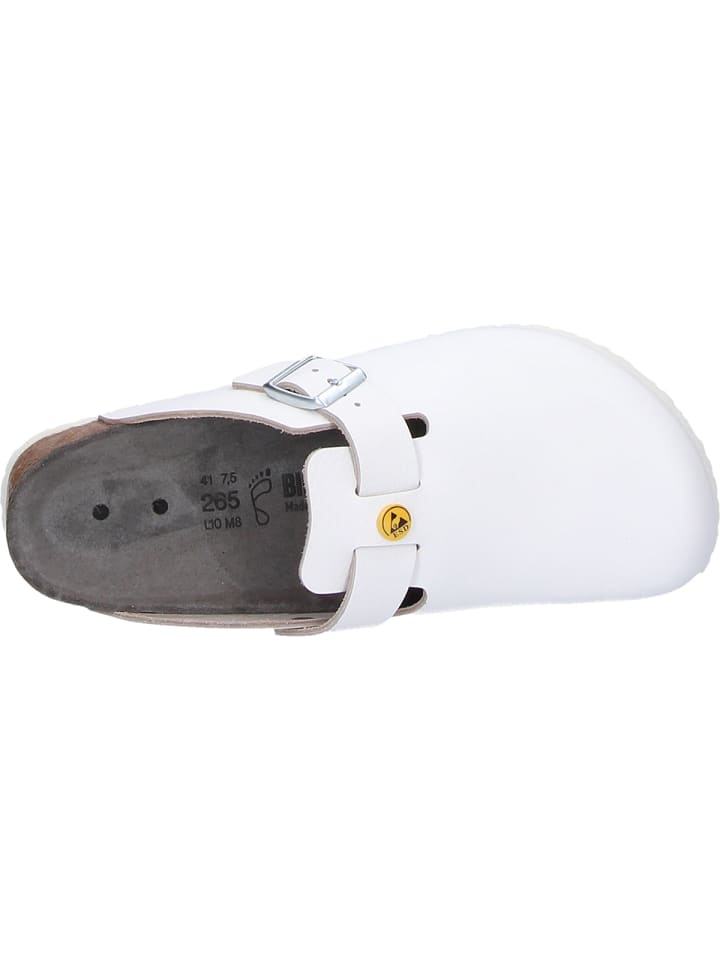 Birkenstock Pantoletten Boston ESD in weiß günstig kaufen
