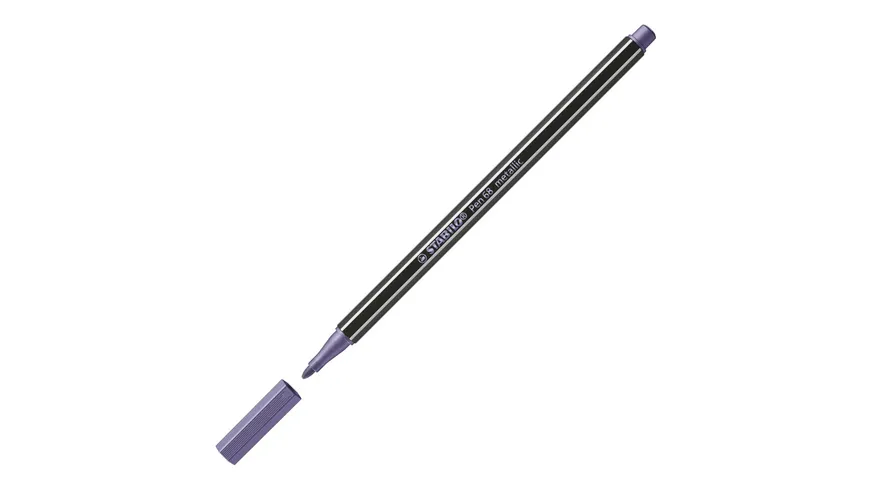 STABILO® Premium Metallic-Filzstift - STABILO Pen 68 metallic - Einzelstift - metallic violett