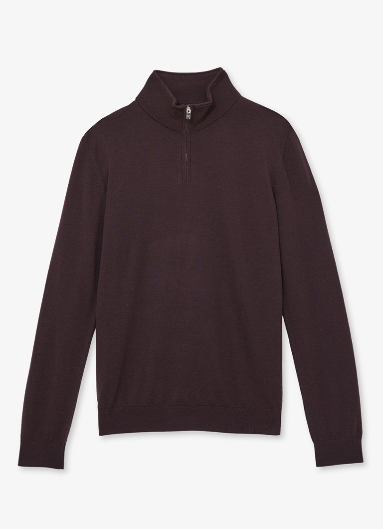 Reiss Blackhall fine-knit sweater in merino wool blend