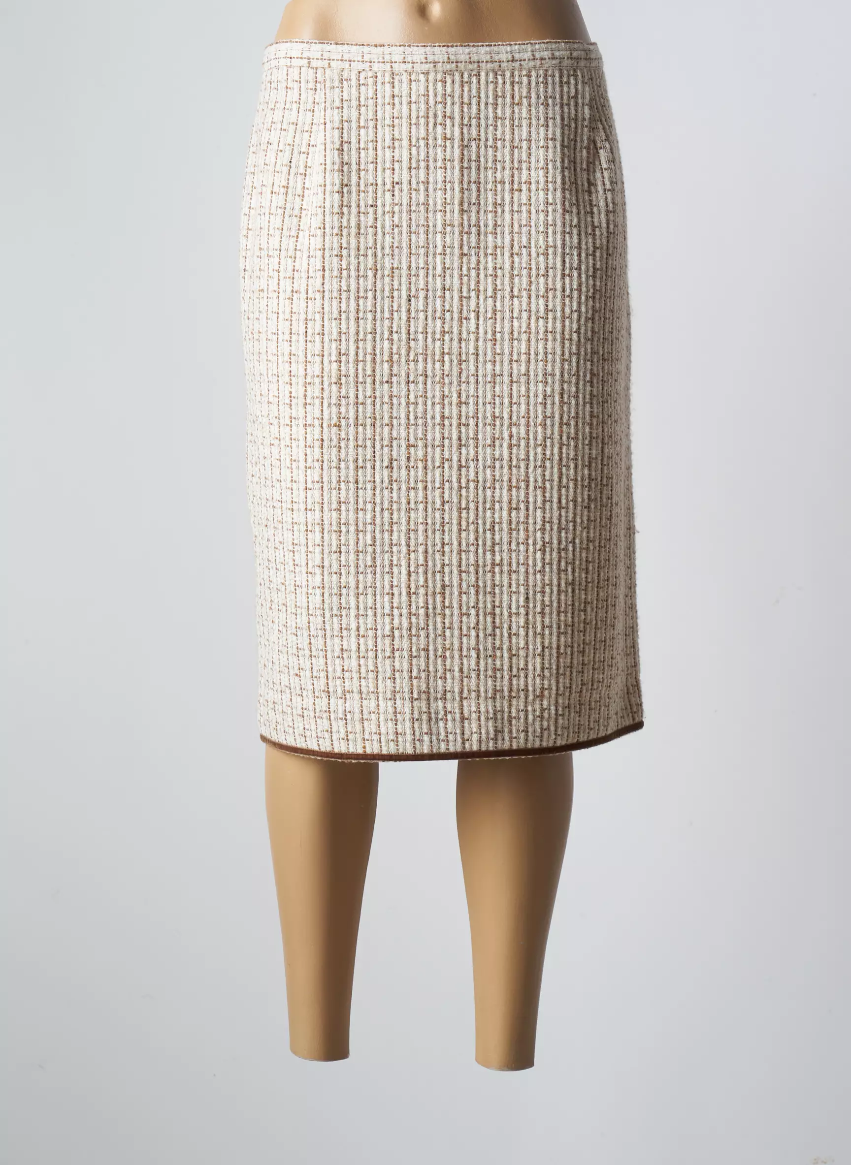 Claudia Gil Jupes Mi Longues Femme couleur beige