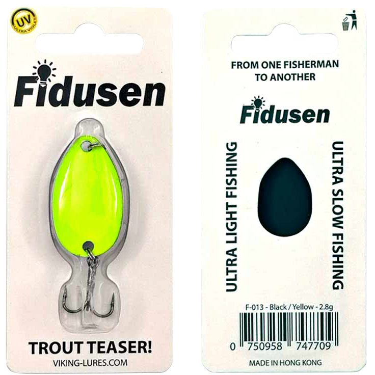 OGP Kunstköder Fidusen (Black/Yellow, 2,8 g)