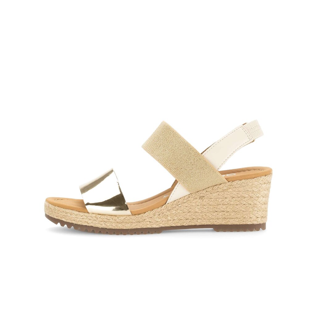 Gabor comfort Keilsandalette gold