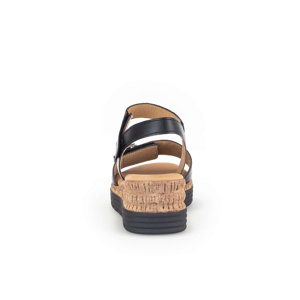 Gabor comfort Keilsandalette schwarz