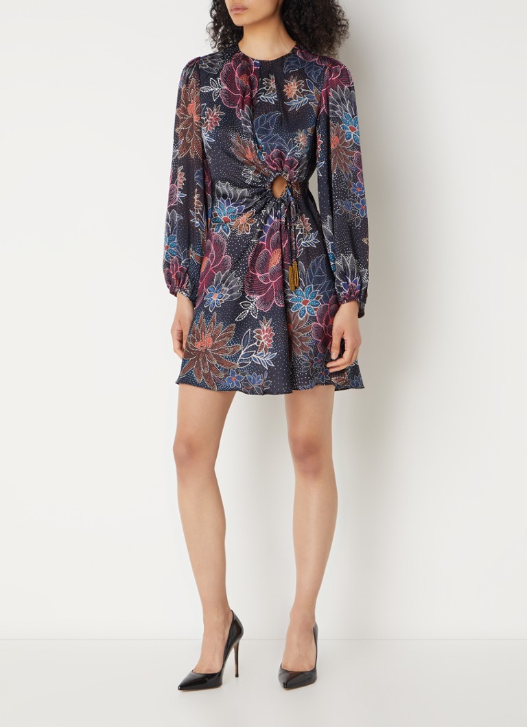 Robe tunique courte Farm Rio Sparkle avec découpes et imprimé floral