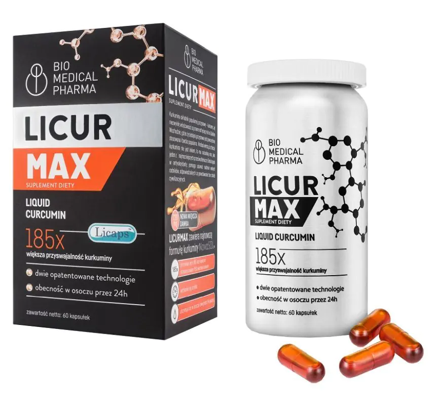 Licur Max Συμπλήρωμα διατροφής, 60 κάψουλες.