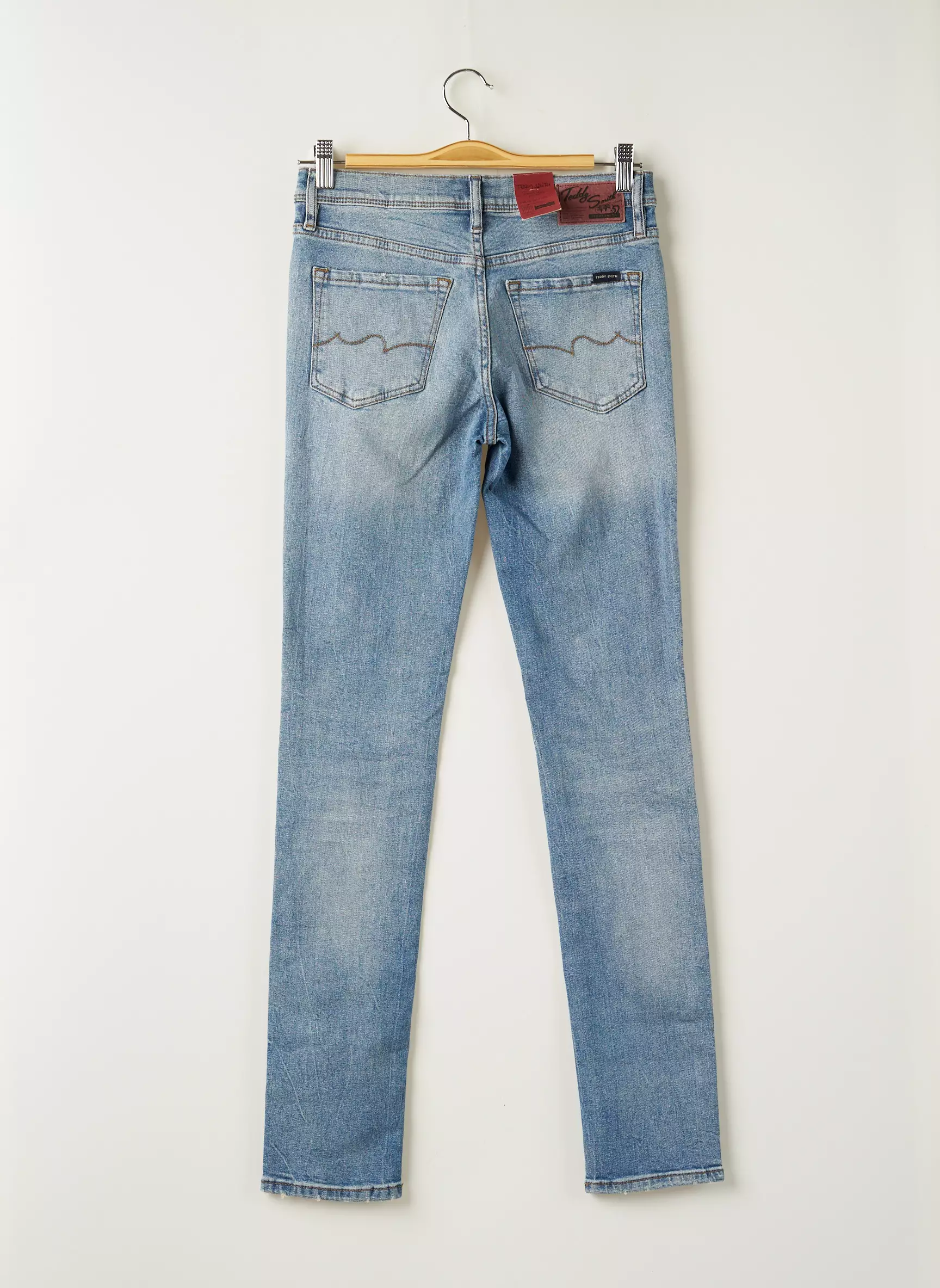Teddy Smith Jeans Coupe Slim Garcon couleur bleu