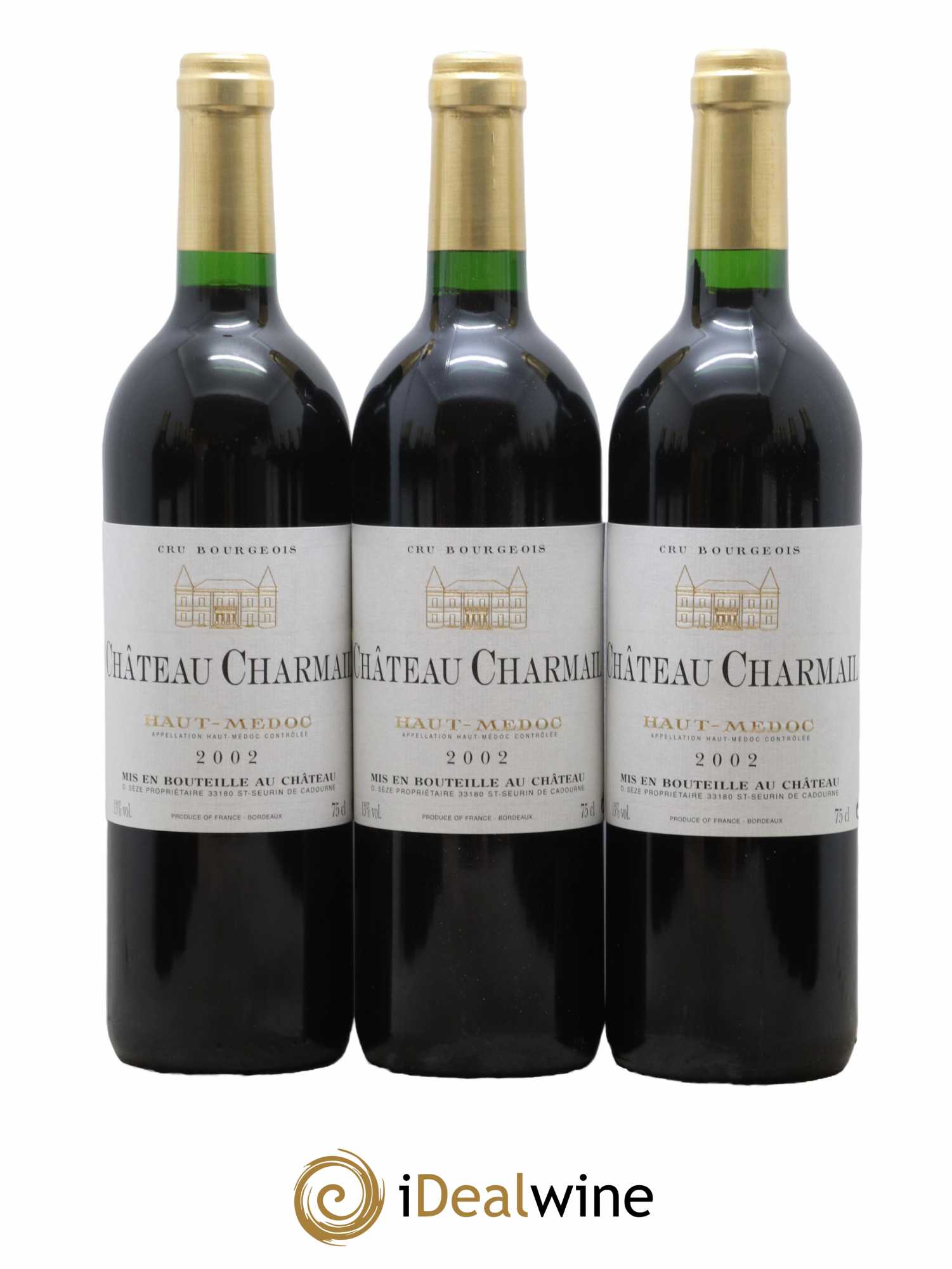 Château Charmail Cru Bourgeois  2002 - Lot de 12 Bouteilles